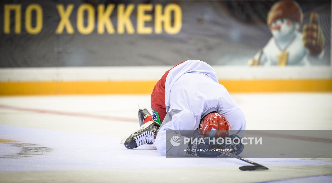 Хоккей. Кубок Первого канала. Тренировка