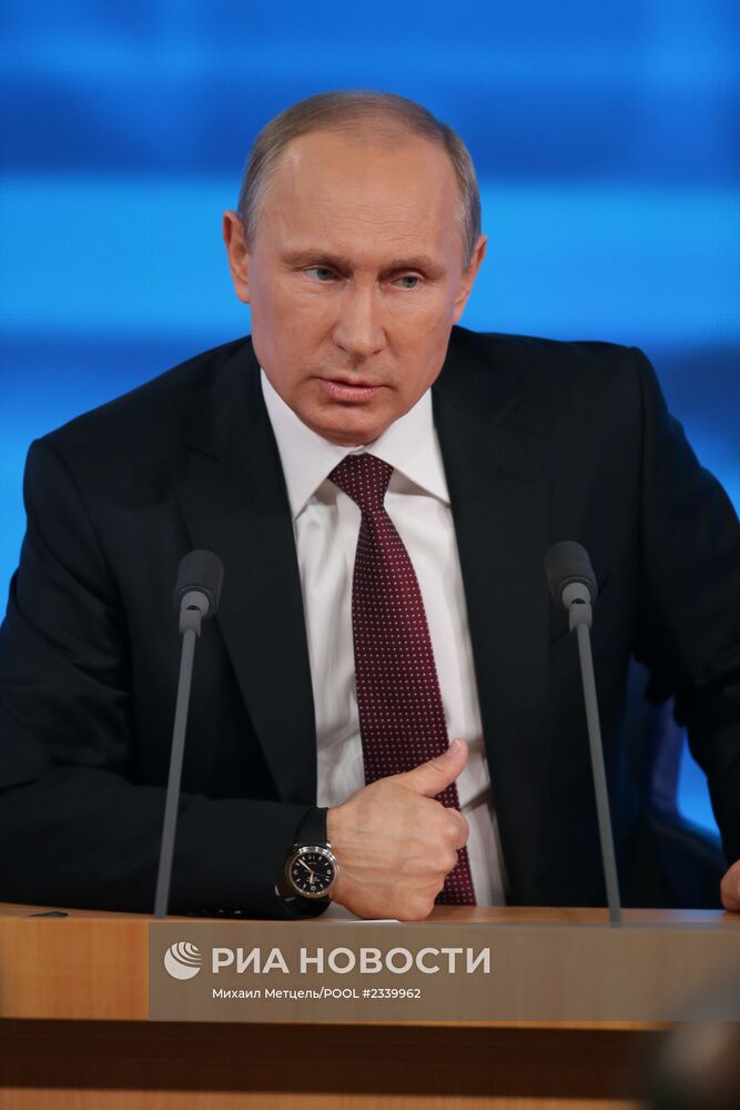 Большая пресс-конференция Владимира Путина