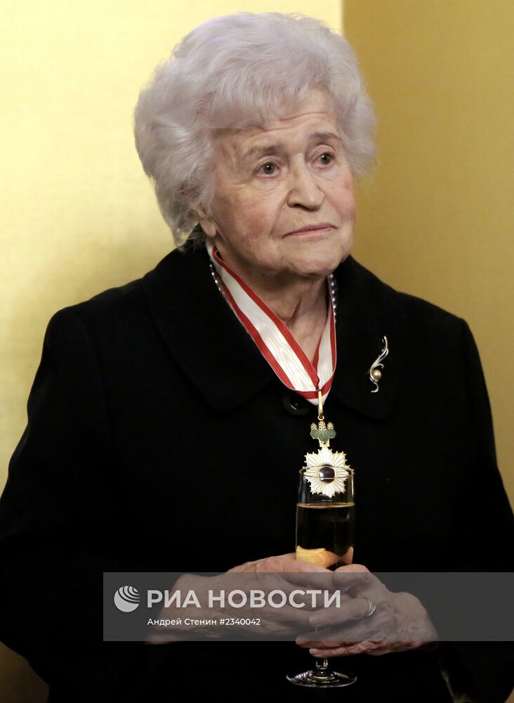 И.Антонова получила японский "Орден Восходящего солнца"