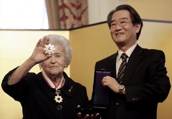 И.Антонова получила японский "Орден Восходящего солнца"