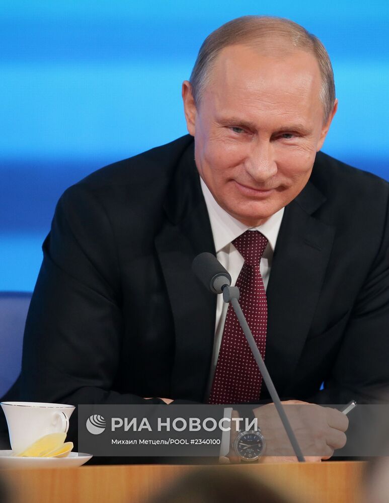 Большая пресс-конференция Владимира Путина