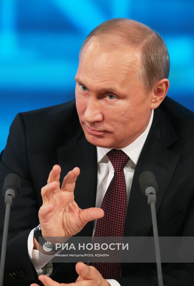 Большая пресс-конференция Владимира Путина