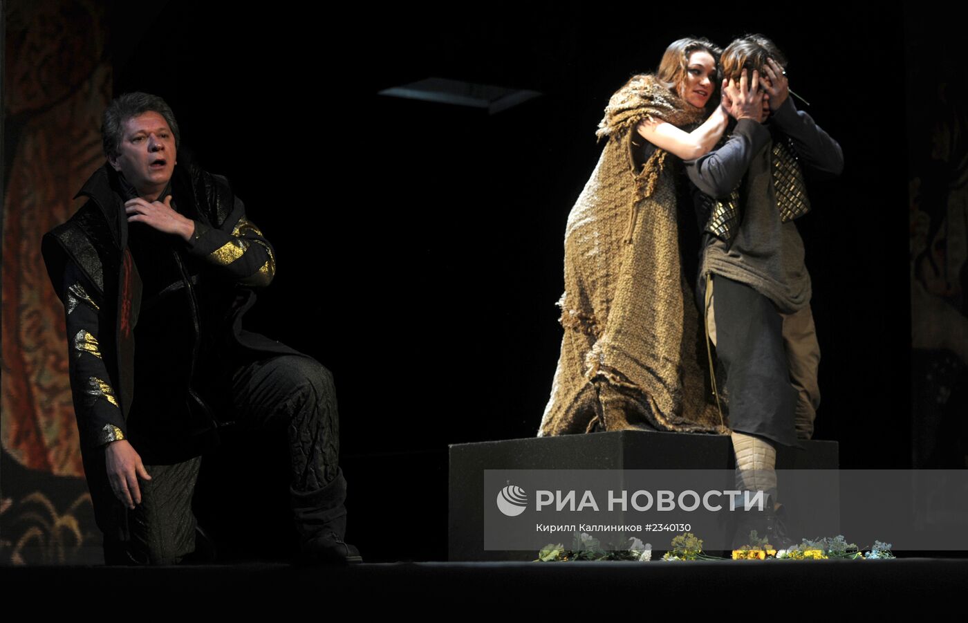 Прогон спектакля "Гамлет" в театре им. М.Н. Ермоловой
