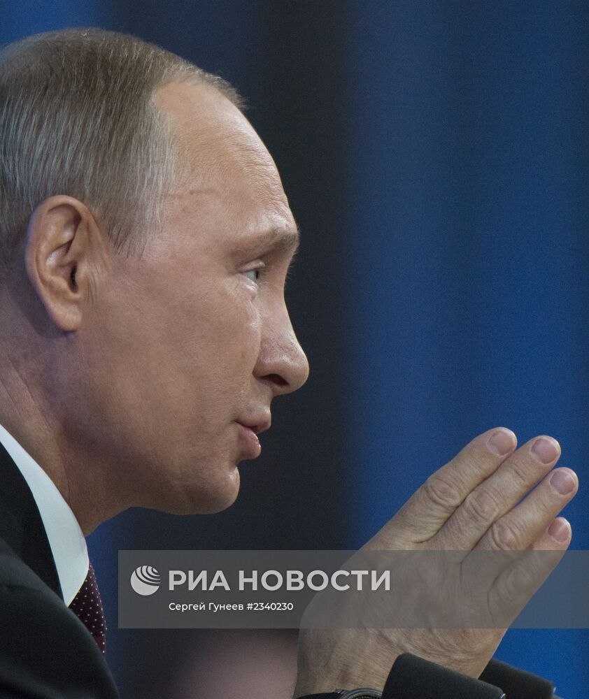 Большая пресс-конференция Владимира Путина