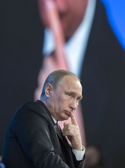 Большая пресс-конференция Владимира Путина
