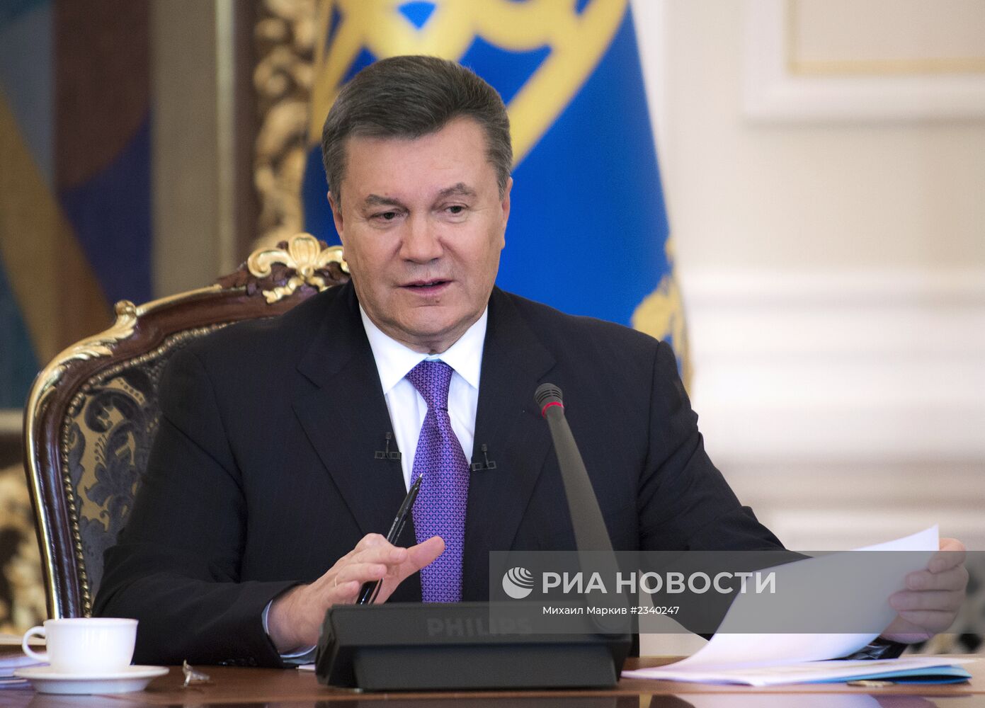 Виктор Янукович дал интервью представителям украинских СМИ