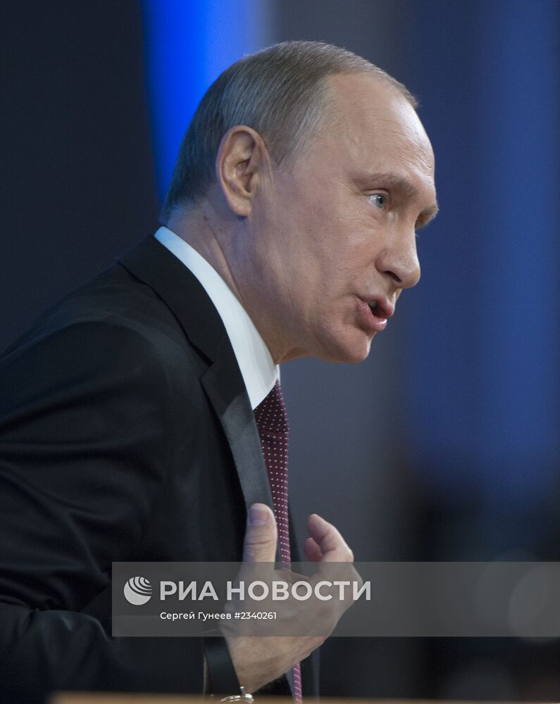 Большая пресс-конференция Владимира Путина