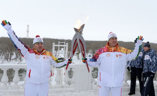 Эстафета Олимпийского огня. Оренбург