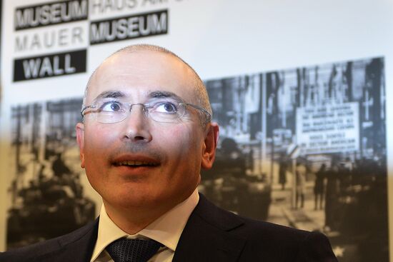 Михаил Ходорковский в Берлине