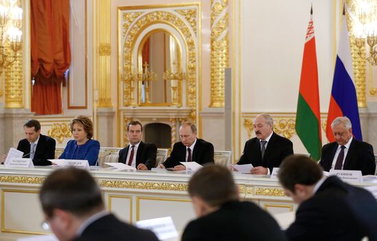Заседание Высшего Государственного Совета Союзного государства