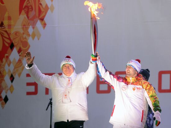 Эстафета Олимпийского огня. Самара