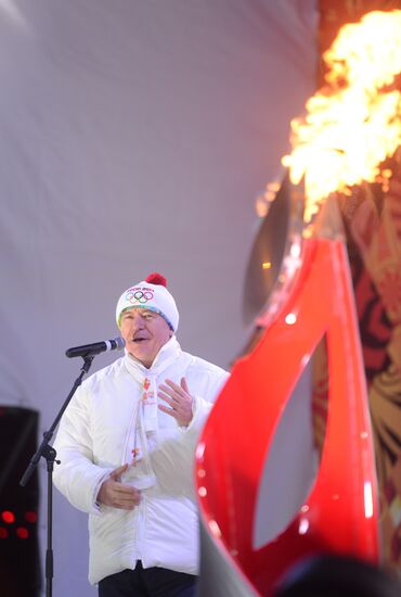 Эстафета Олимпийского огня. Самара