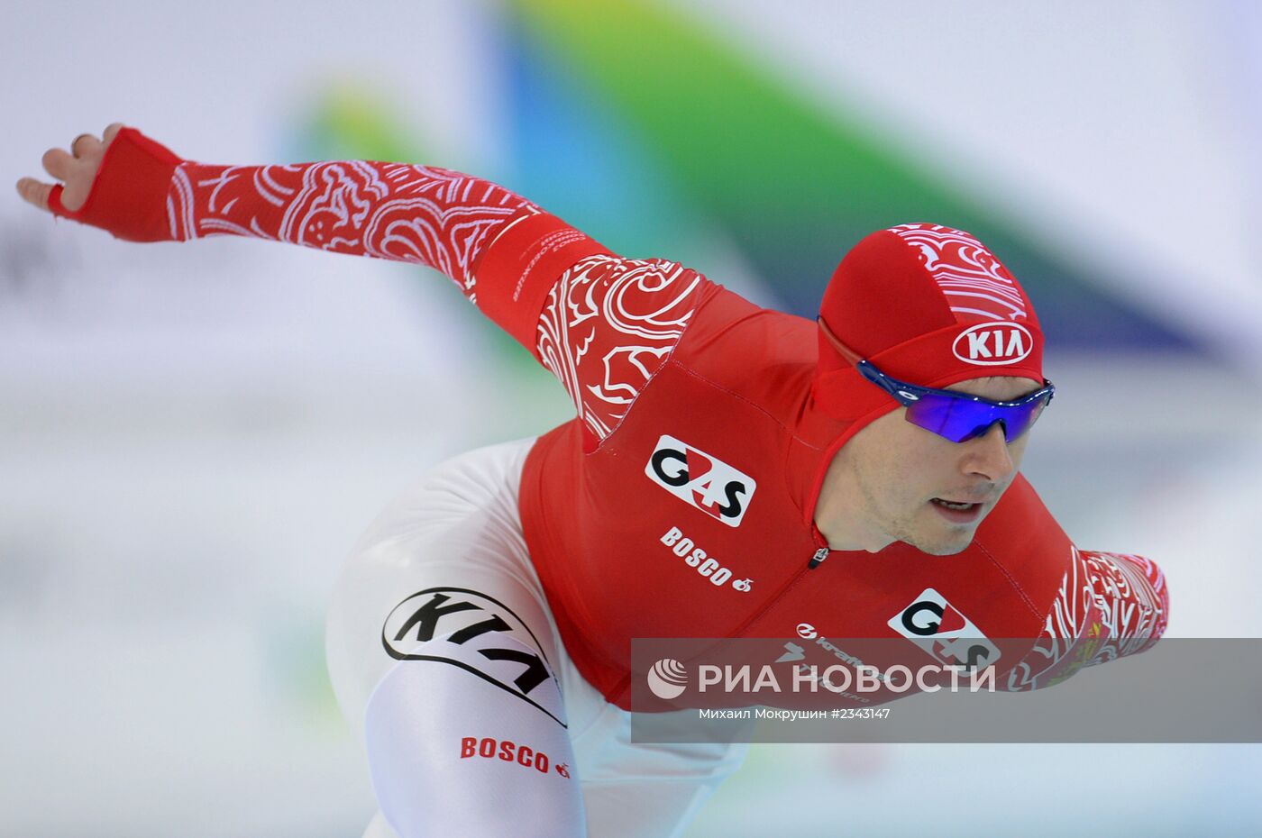 Конькобежный спорт. Чемпионат России. Первый день