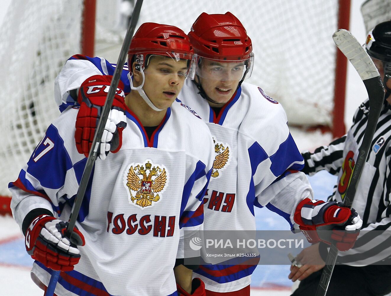 Хоккей. Молодежный ЧМ. Матч Норвегия - Россия