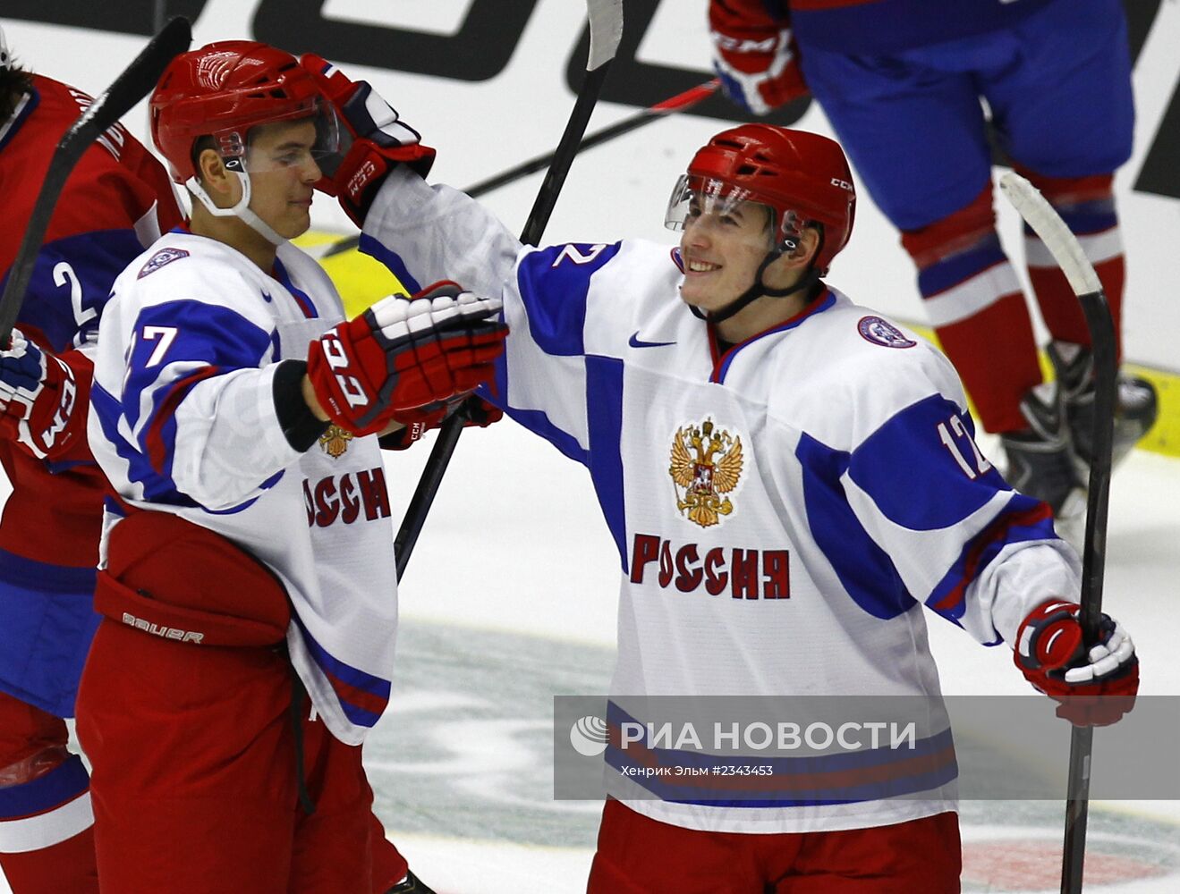 Хоккей. Молодежный ЧМ. Матч Норвегия - Россия