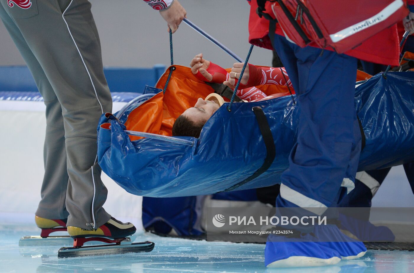 Конькобежный спорт. Чемпионат России. Второй день