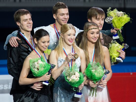 Фигурное катание. Чемпионат России. Церемония награждения