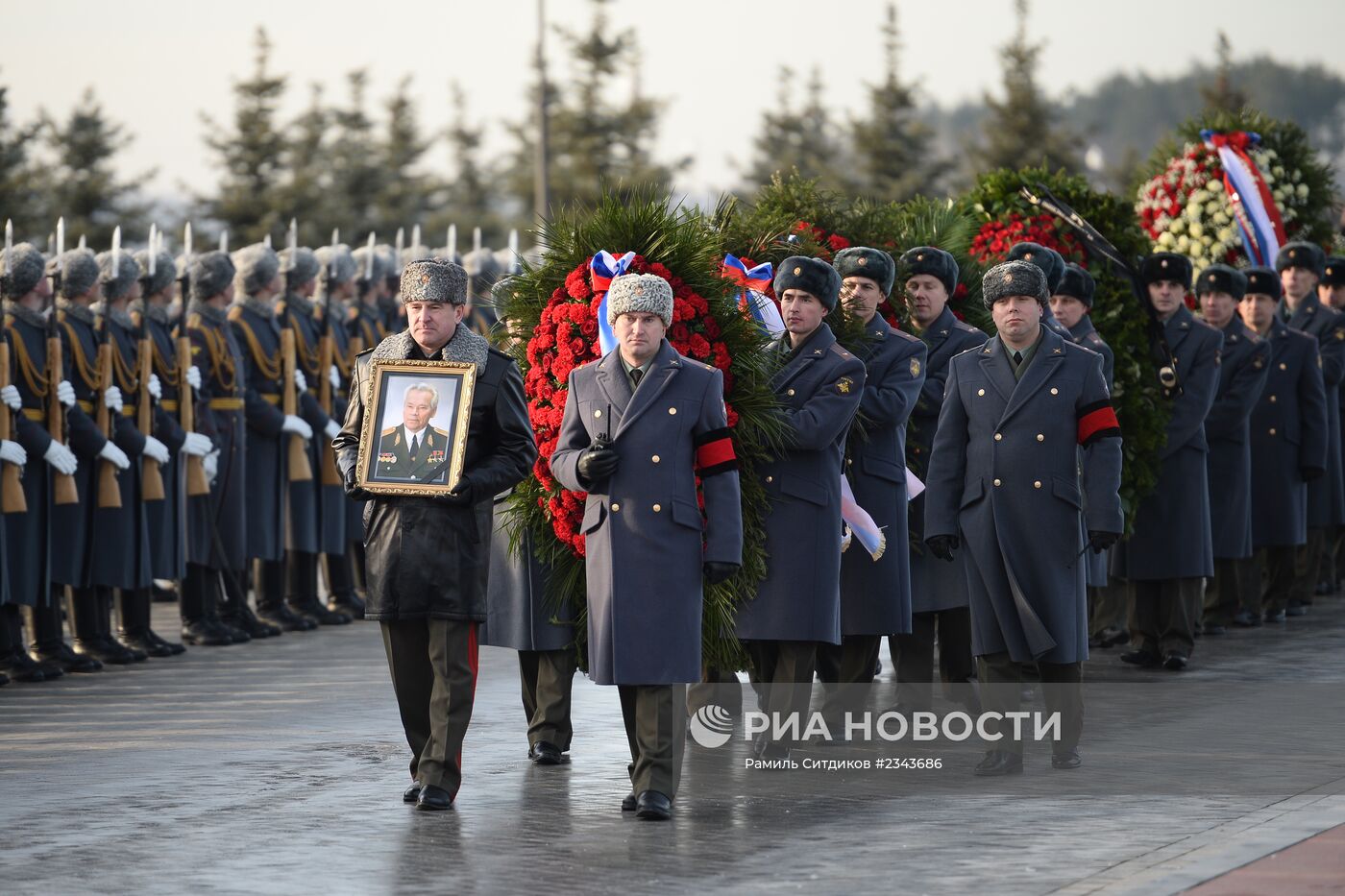 Похороны Михаила Калашникова