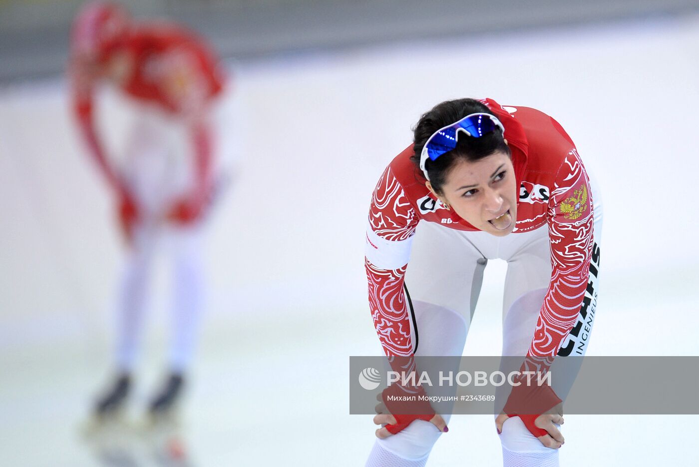 Конькобежный спорт. Чемпионат России. Второй день