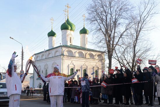 Эстафета Олимпийского огня. Чебоксары