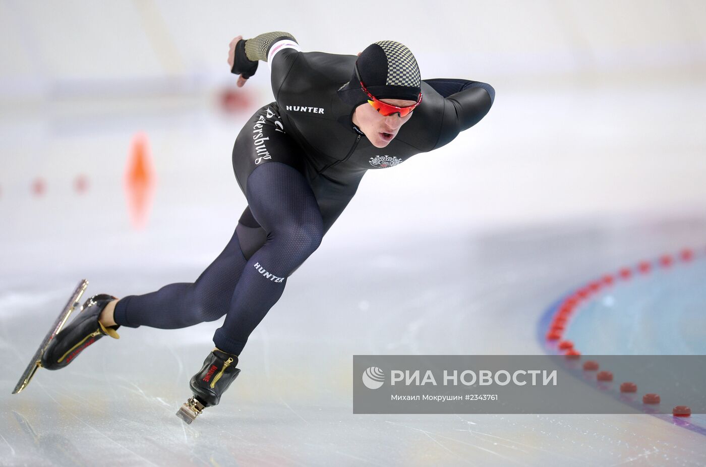 Конькобежный спорт. Чемпионат России. Второй день