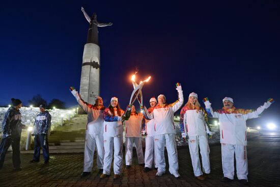 Эстафета Олимпийского огня. Чебоксары