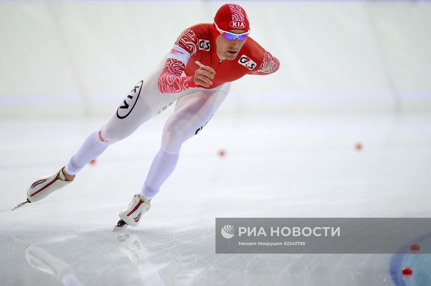 Конькобежный спорт. Чемпионат России. Второй день