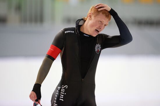 Конькобежный спорт. Чемпионат России. Третий день