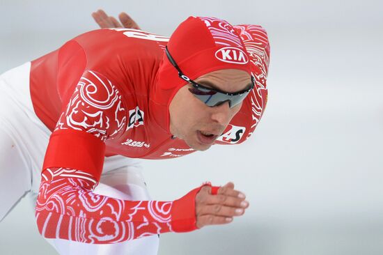 Конькобежный спорт. Чемпионат России. Третий день