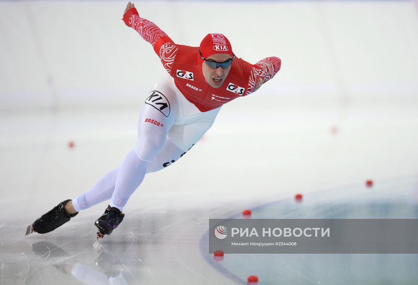 Конькобежный спорт. Чемпионат России. Третий день