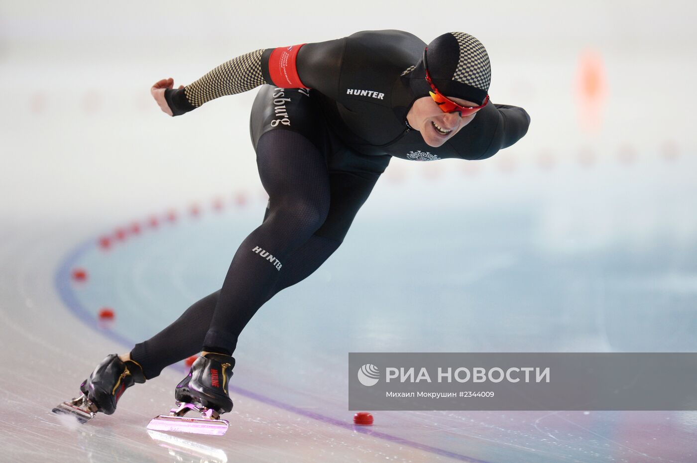 Конькобежный спорт. Чемпионат России. Третий день
