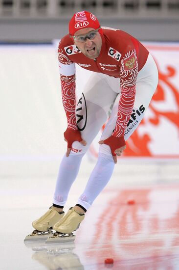 Конькобежный спорт. Чемпионат России. Третий день