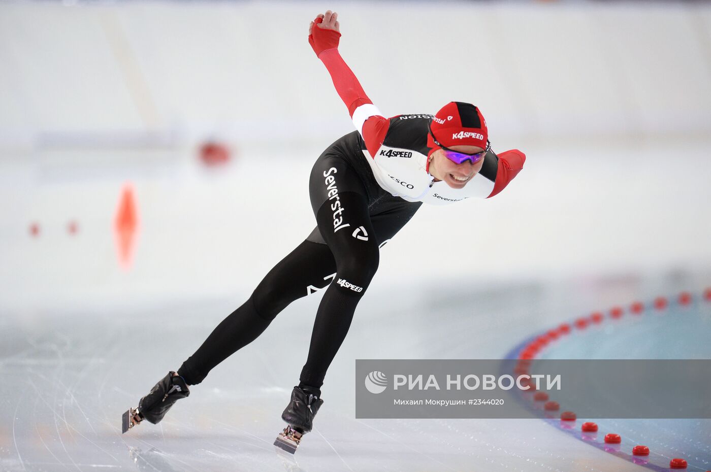 Конькобежный спорт. Чемпионат России. Третий день