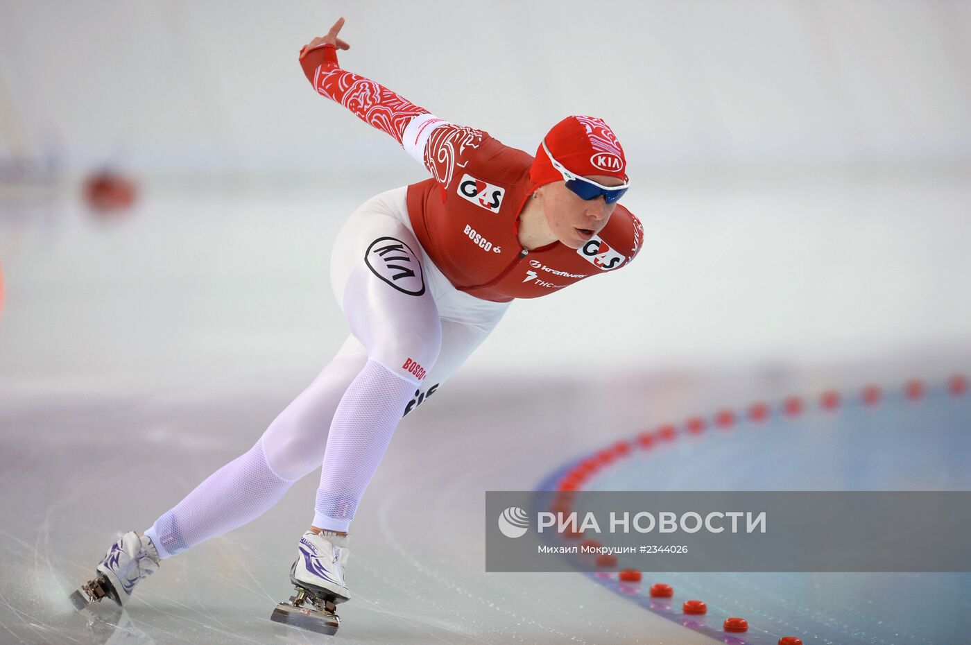 Конькобежный спорт. Чемпионат России. Третий день