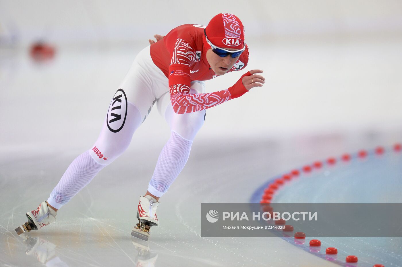 Конькобежный спорт. Чемпионат России. Третий день