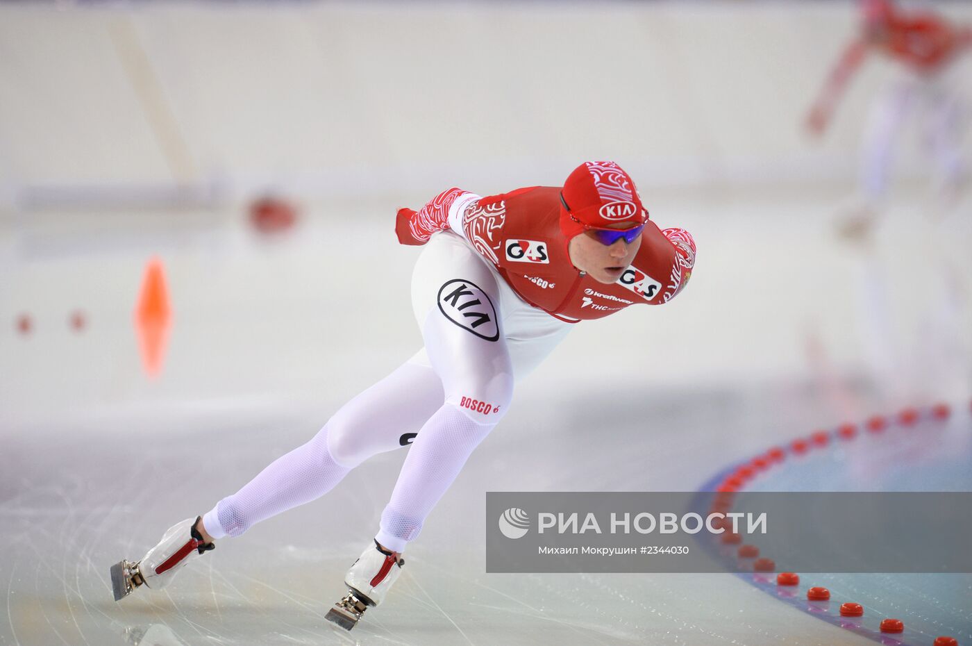 Конькобежный спорт. Чемпионат России. Третий день
