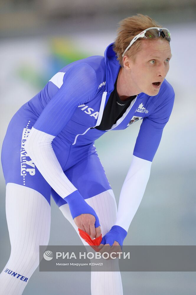 Конькобежный спорт. Чемпионат России. Третий день