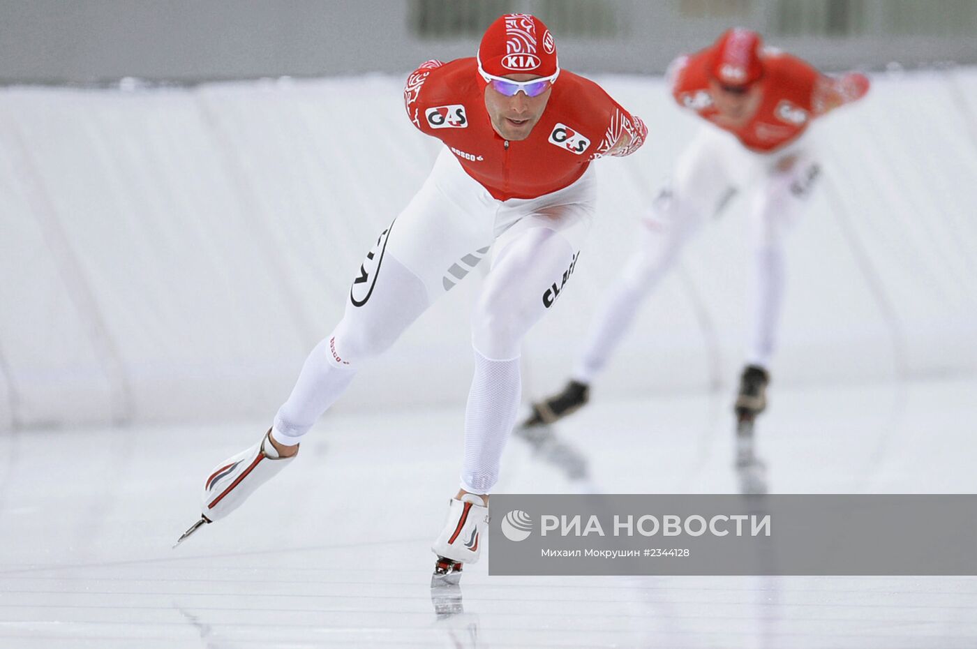 Конькобежный спорт. Чемпионат России. Третий день