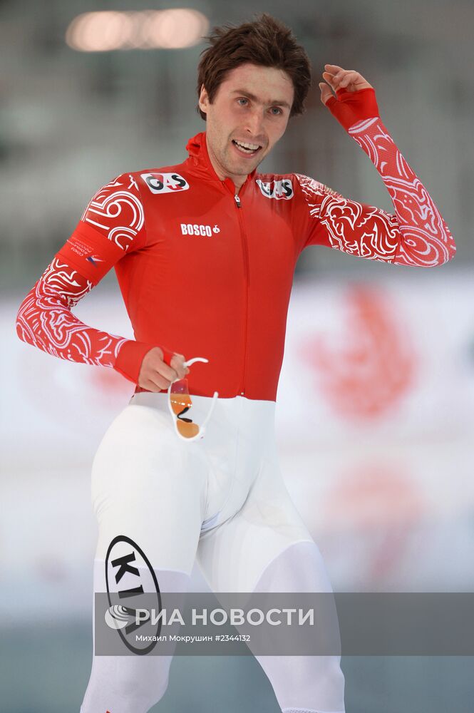 Конькобежный спорт. Чемпионат России. Третий день