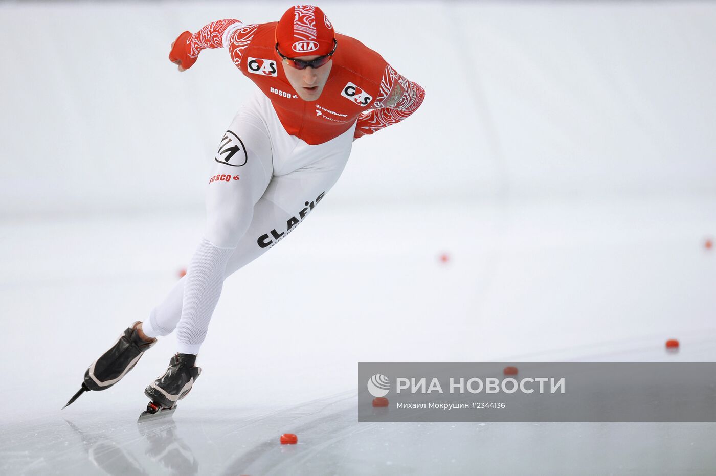 Конькобежный спорт. Чемпионат России. Третий день