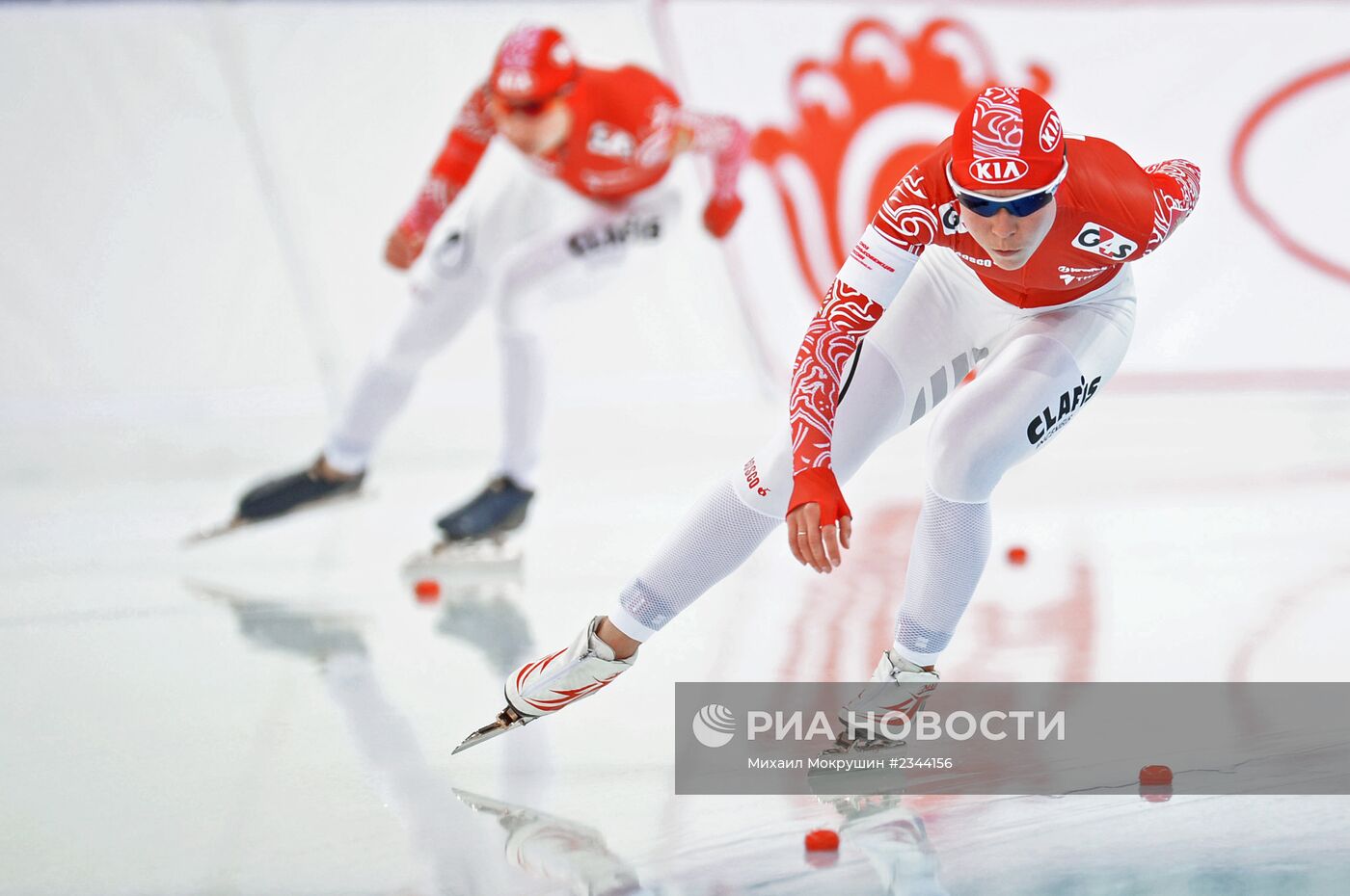 Конькобежный спорт. Чемпионат России. Третий день