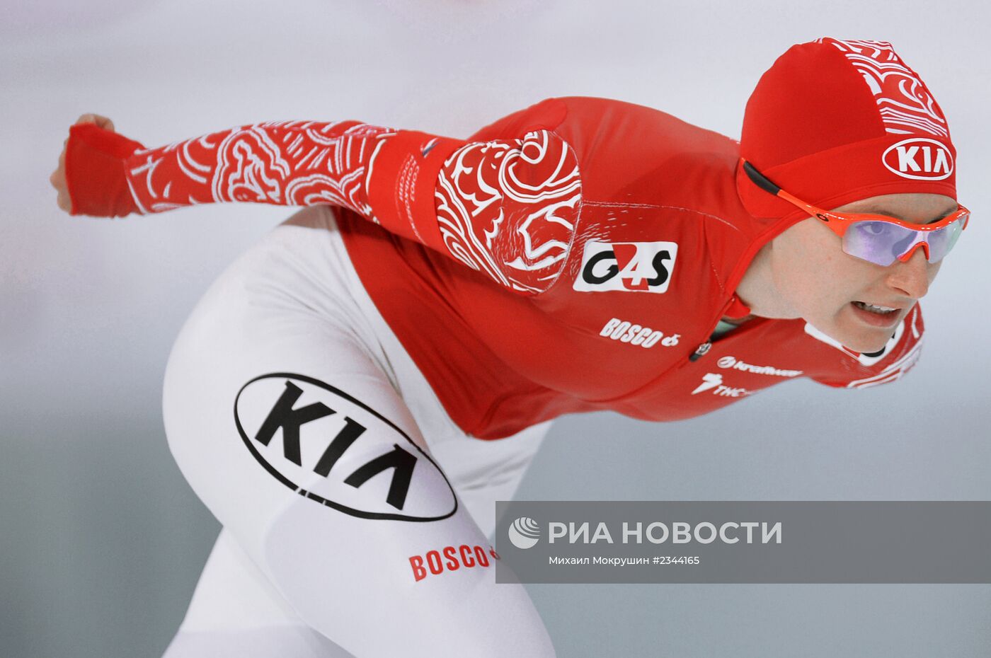 Конькобежный спорт. Чемпионат России. Третий день