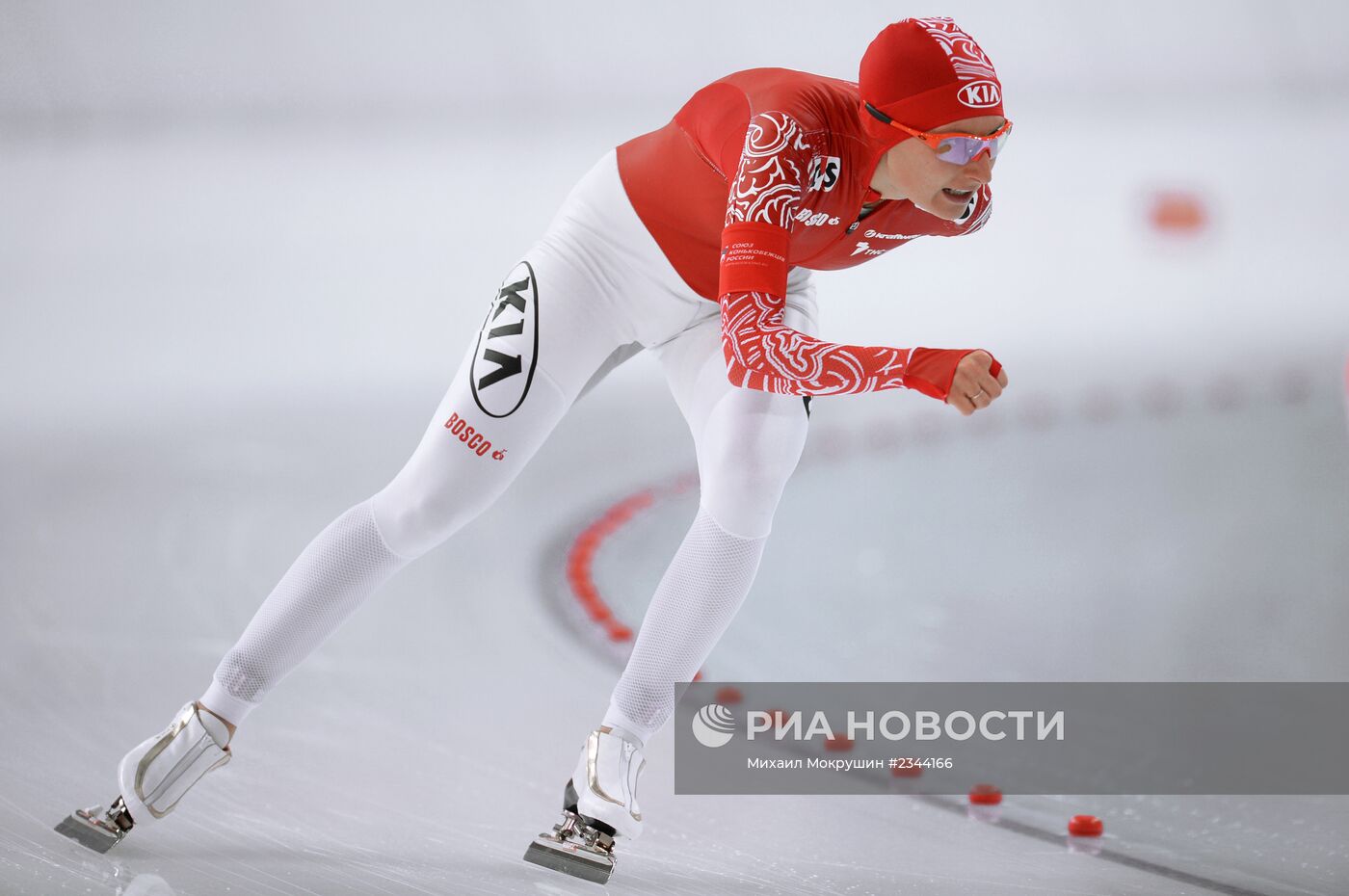 Конькобежный спорт. Чемпионат России. Третий день