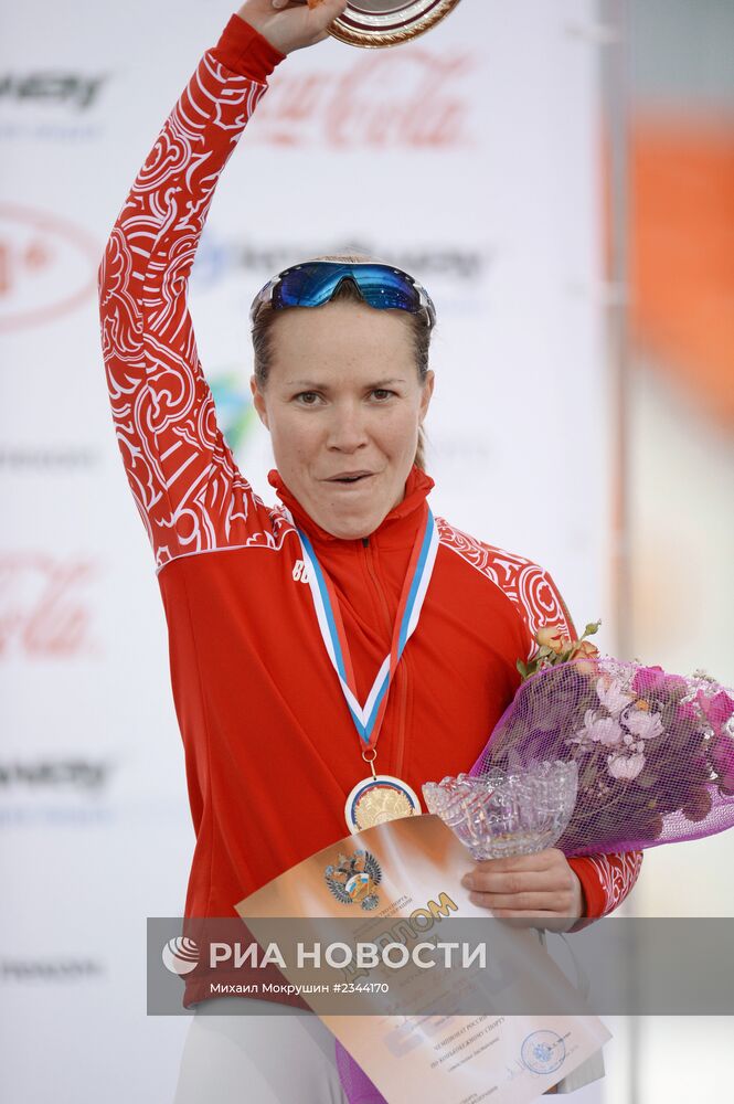 Конькобежный спорт. Чемпионат России. Третий день