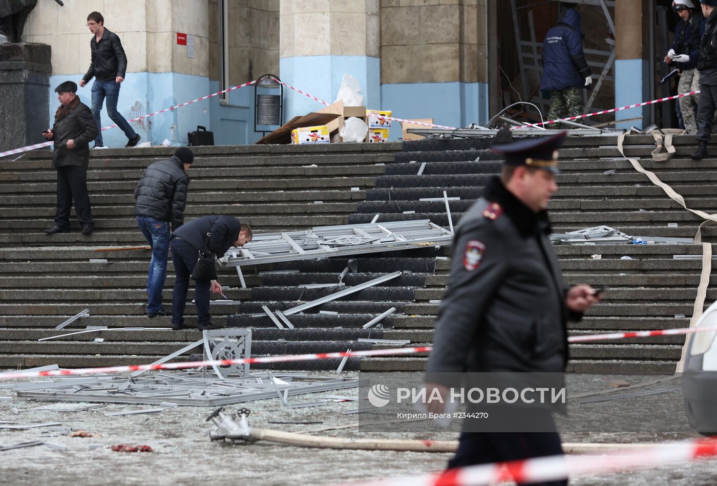 Теракт на железнодорожном вокзале в Волгограде