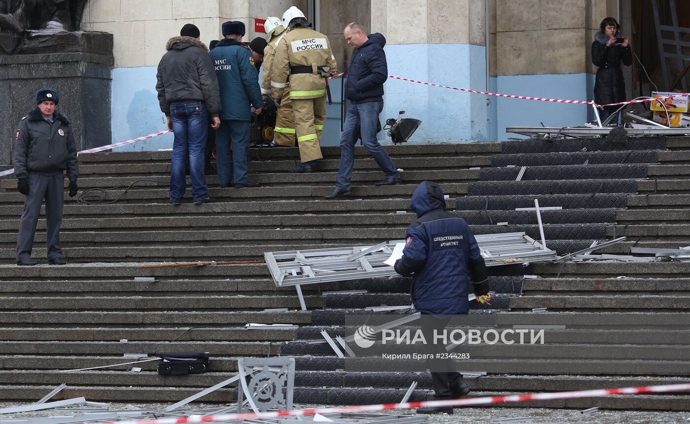 Теракт на железнодорожном вокзале в Волгограде