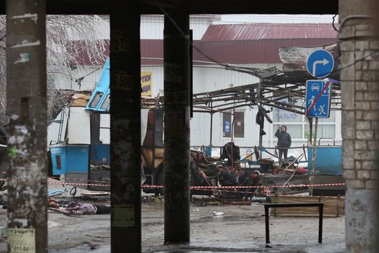 Взрыв в троллейбусе в Волгограде