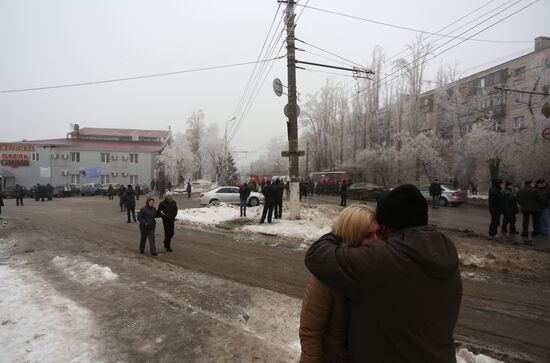 Взрыв в троллейбусе в Волгограде