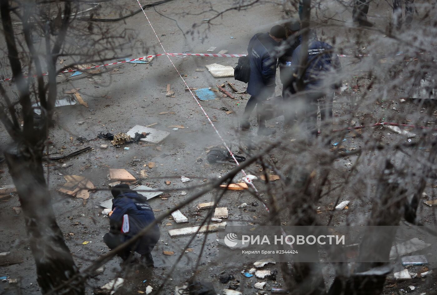 Взрыв в троллейбусе в Волгограде