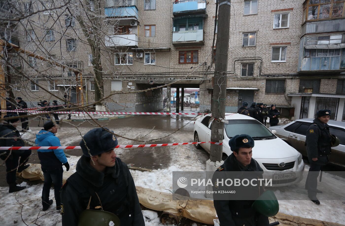 Взрыв в троллейбусе в Волгограде